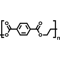 Polyethylene chemical symbol icon for a material we offer